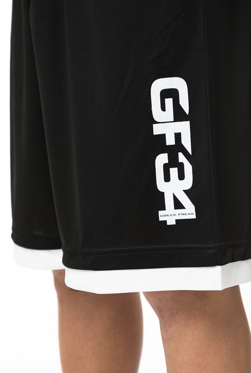 GSA-Ανδρική βερμούδα μπάσκετ GSA GREEK FREAK HYDRO+ μαύρη 